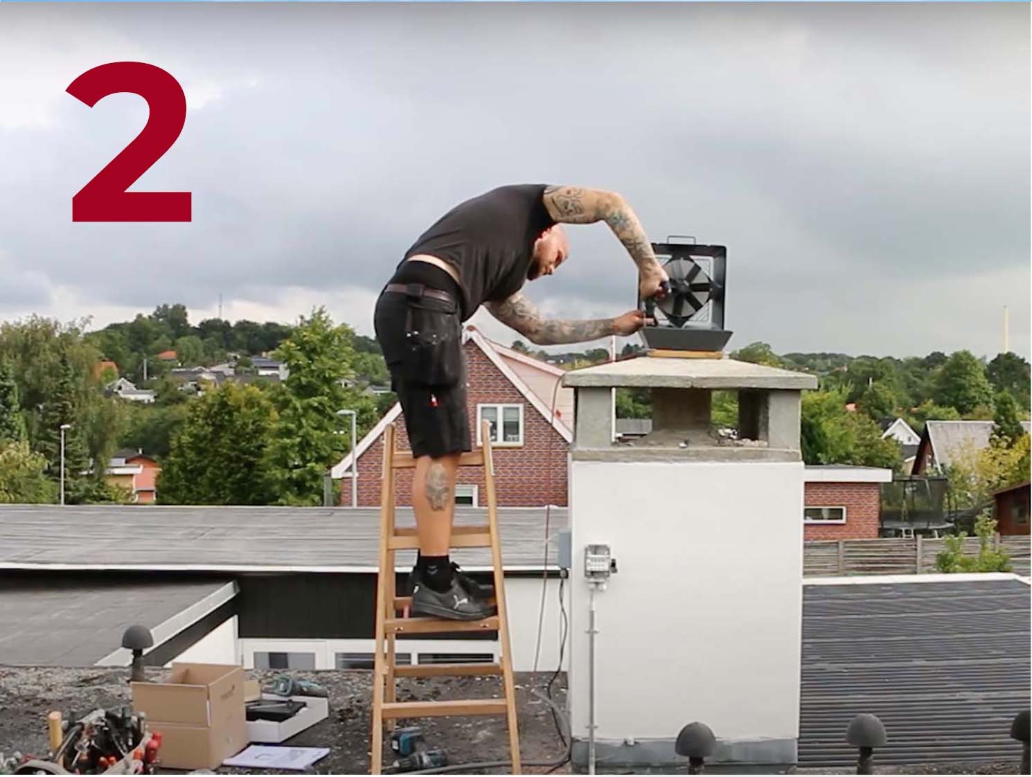 Chimney fans Flue fans for wood burning stoves Exodraft